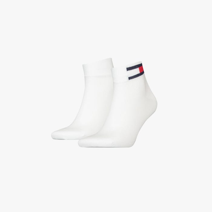 Tommy Hilfiger-2-pack quarter sokken logo - Tommy Hilfiger