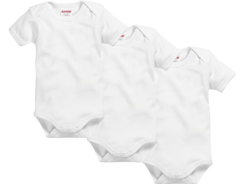 Playshoes Kurzarm-Body 3er Set uni Gr. 74/80 Body im 3er Pack