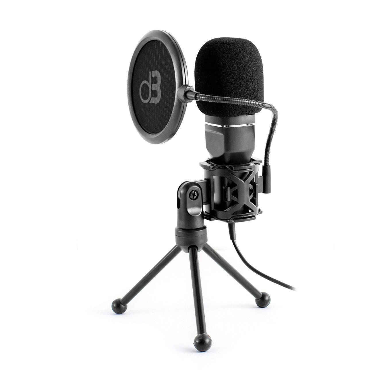 Dynabass Microphone studio à condensateur mic250 noir