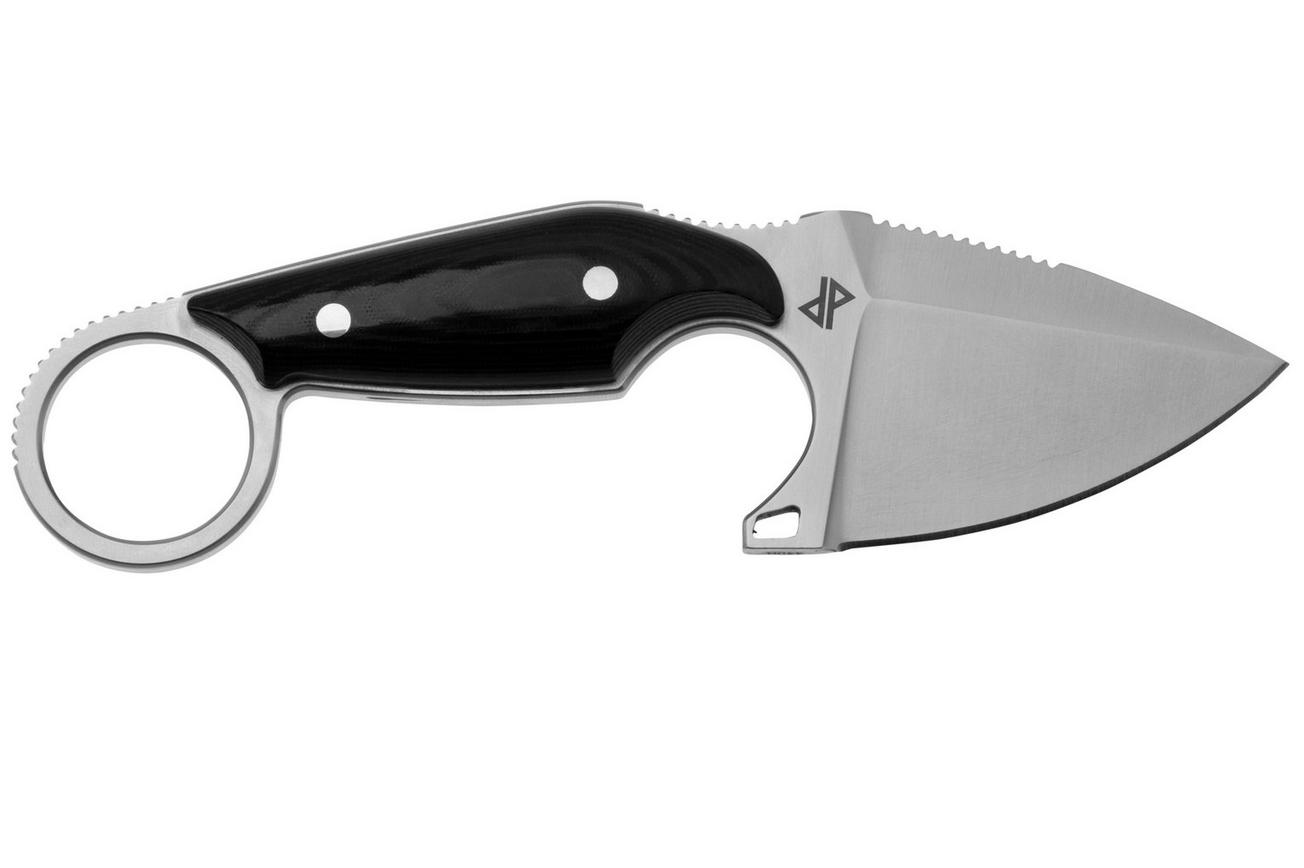 Böker Magnum Enki 02BM0001 Satin 440B, Black Micarta, vaststaand mes, Engelbert Czaja design
