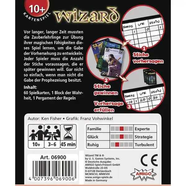 Kartenspiel Wizard