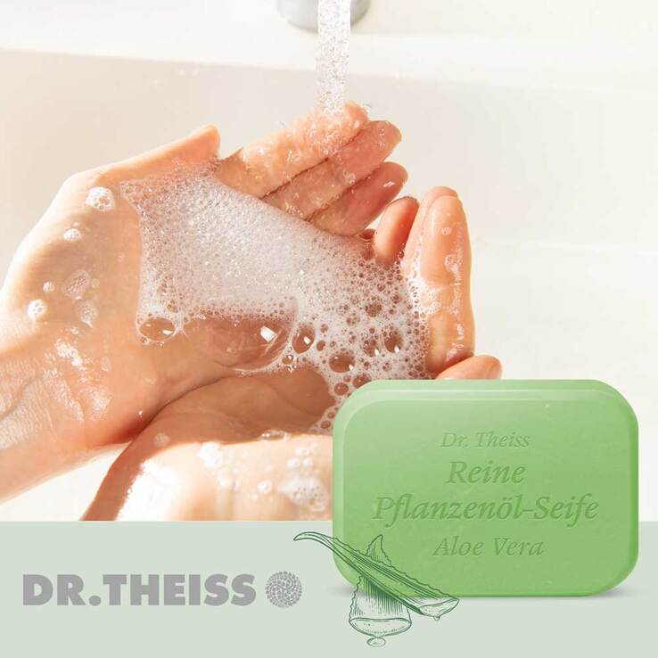 Dr. Theiss Aloe Vera reine Pflanzenölseife, 100 g