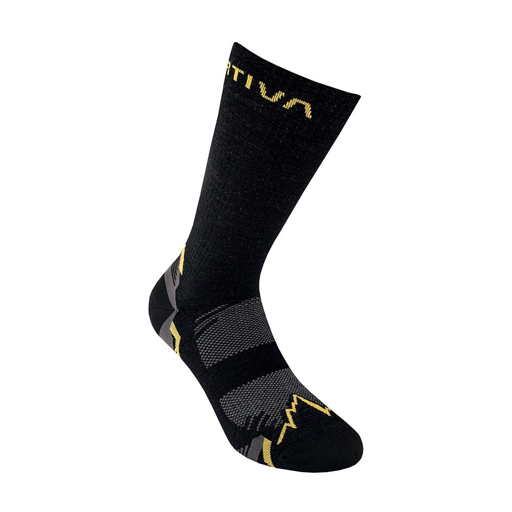 La Sportiva HIKING - Chaussettes black/yellow