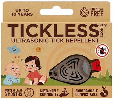 Tickless Ultrasonisk Flåttmiddel ECOKID, Brown