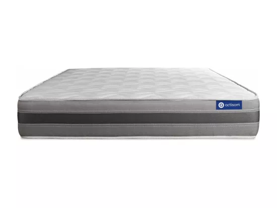ACTISOM Matelas Ressorts ensachés et mémoire de forme 160x200 cm Maxi épaisseur 5zones de confort