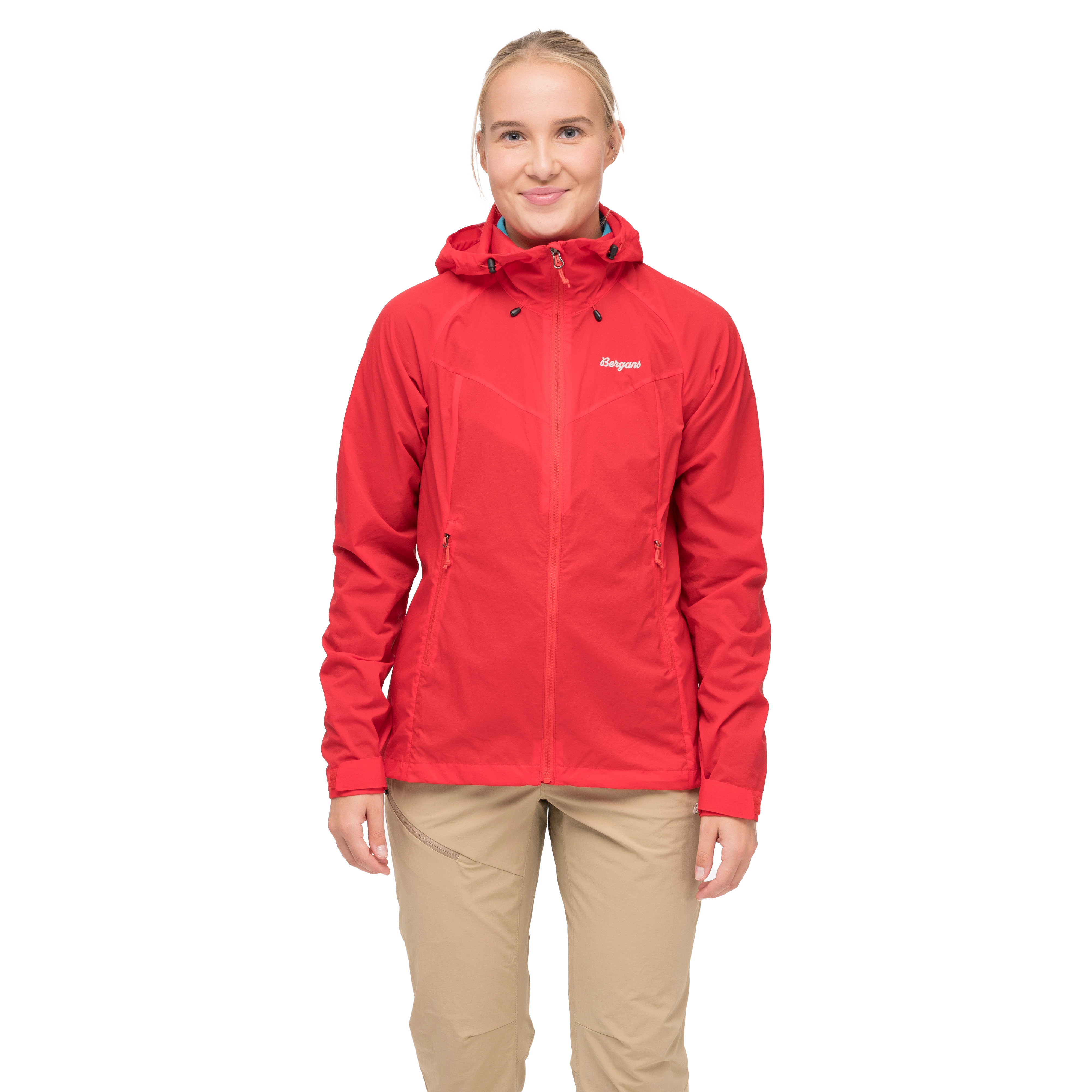 Rabot Windbreaker Jacket Women Fire Red