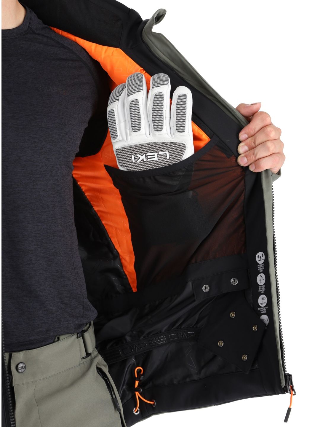 34W4647 ski-jas heren