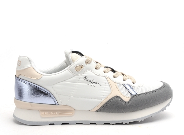 Pepe jeans basses femme britwday blanc