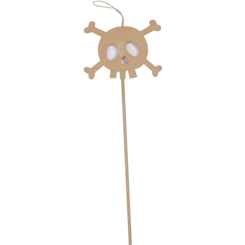 Baguette tête de mort 1x14x36cm - Kraft