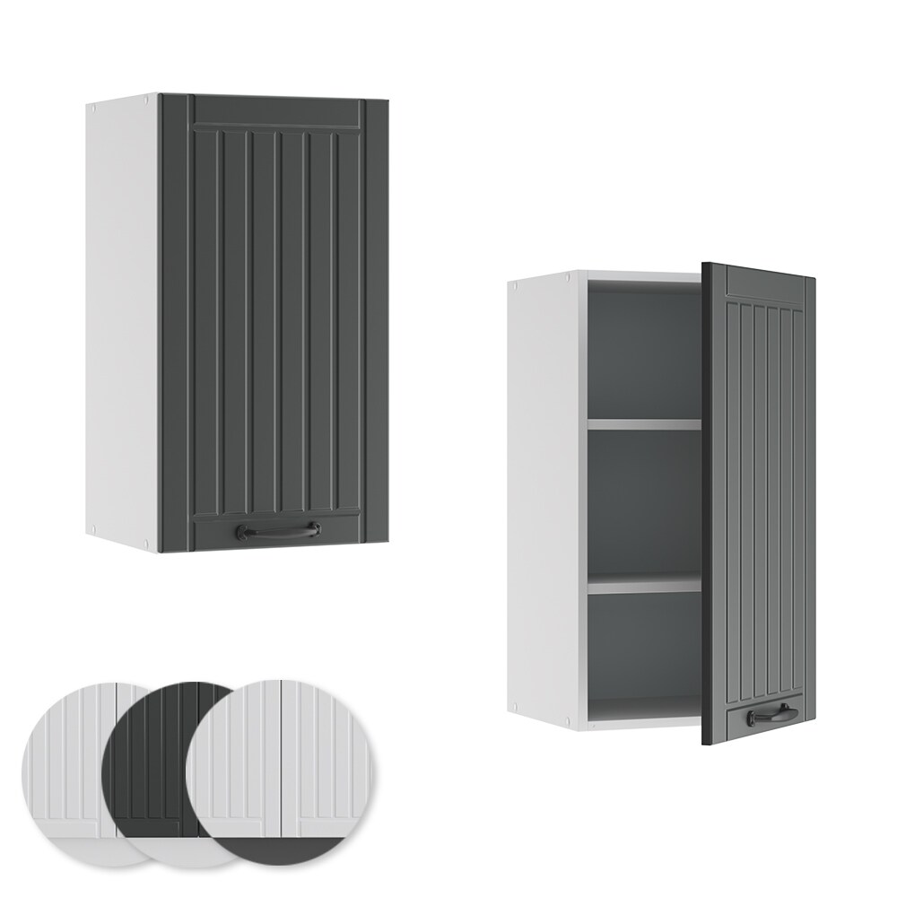Vicco Hängeschrank 40 cm FAME Line Küchenschrank Küchenzeile Landhaus Anthrazit