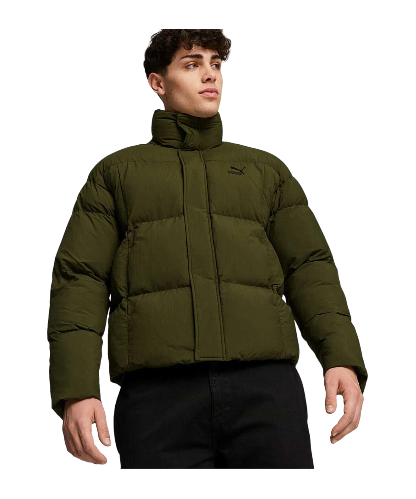 PUMA Classics Oversized Puffer Jacke Grün F31