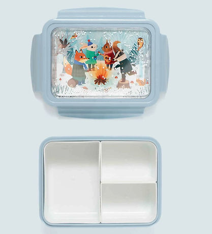 Petit Monkey Madkasse - Bento - Bonfire Animals White Stars