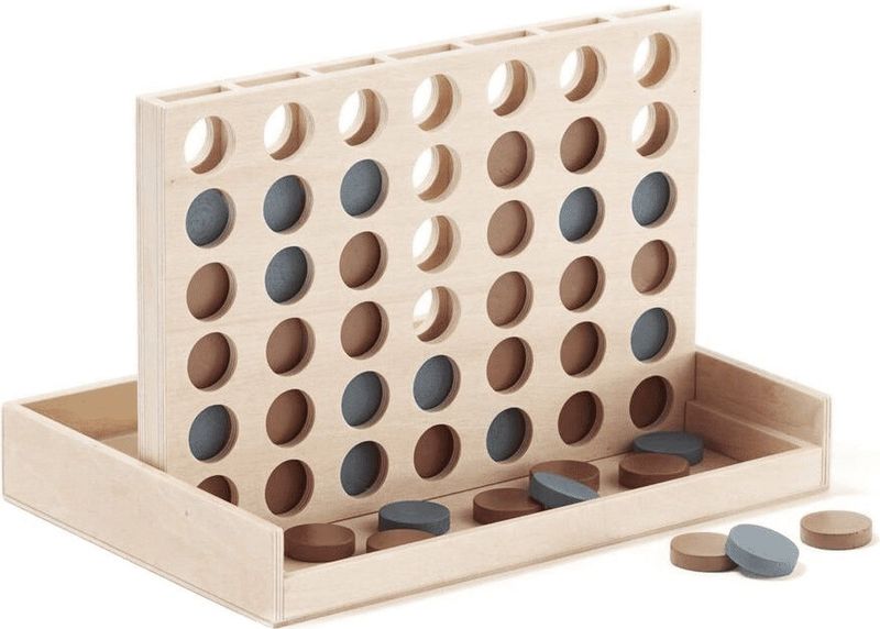 Kids Concept - 4 Op Een Rij - Spelletjes
