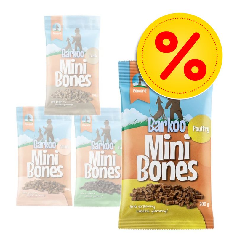 Lot Barkoo Mini Bones 4 x 200 g ou 8 x 200 g