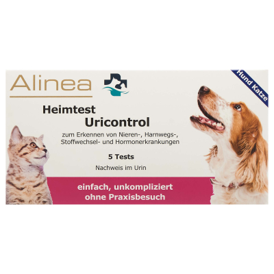 Alinea Heimtest Urincontrol Hund/Katze 5 Tests