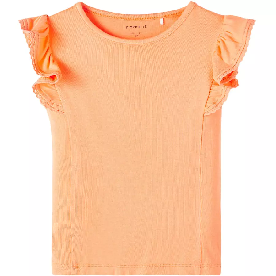 name it T-Shirt Nmfjulia Mock Orange