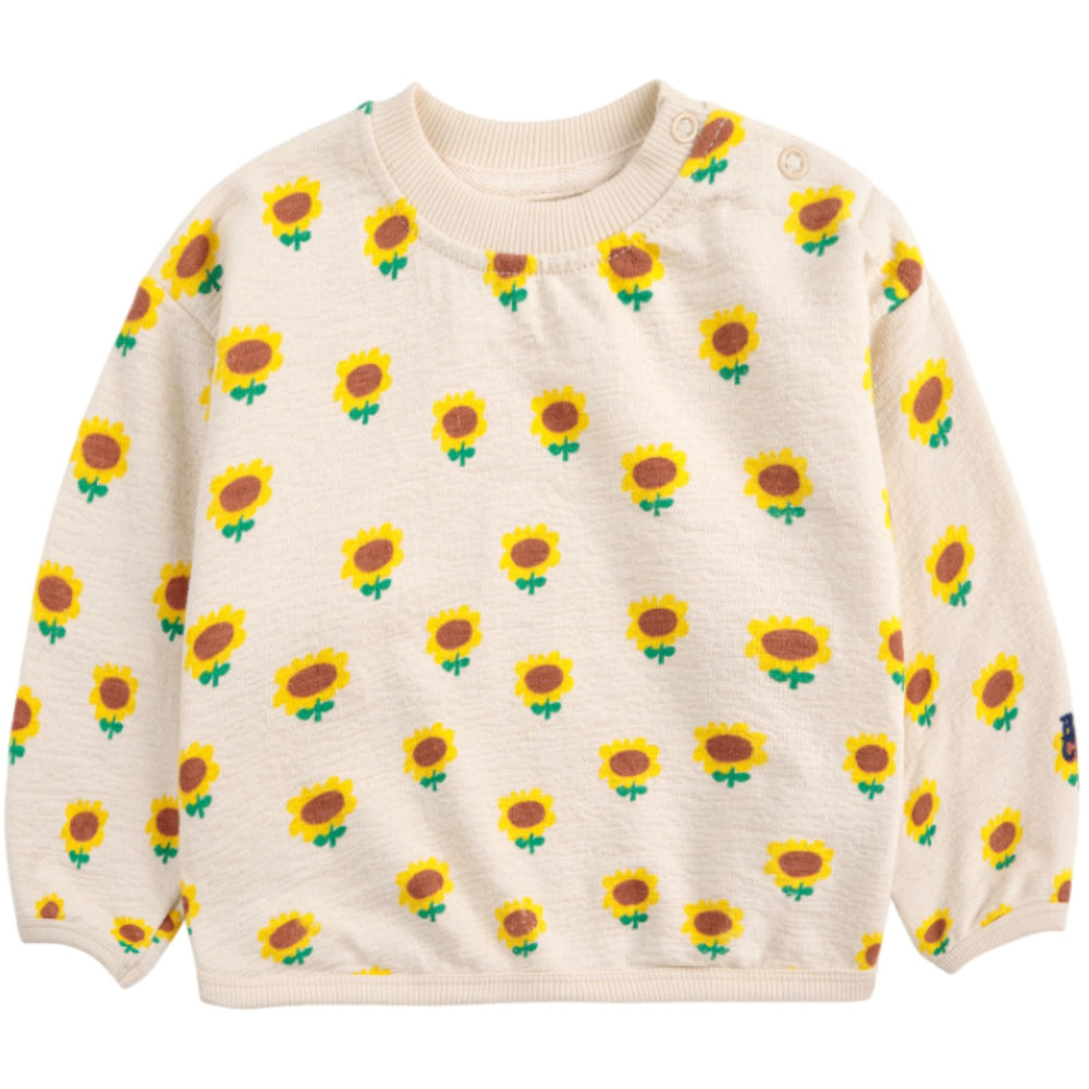 Køb Bobo Choses Beige Sunflower All Over Sweatshirt