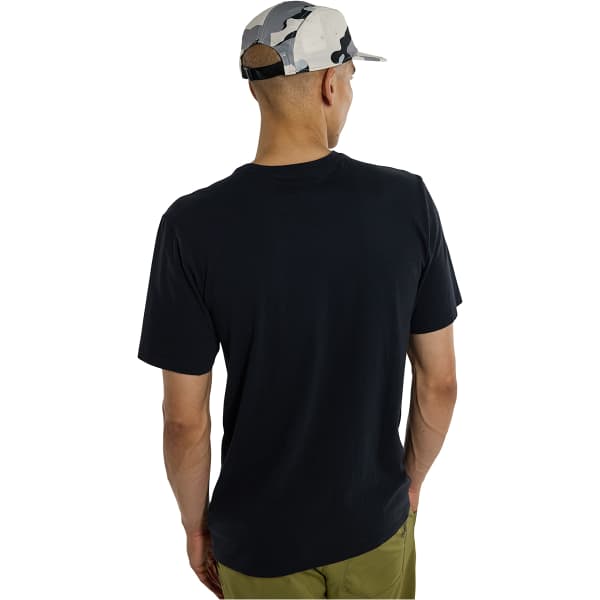T-shirt BURTON MEN'S COSMIST SHORT SLEEVE T-SHIRT TRUE BLACK