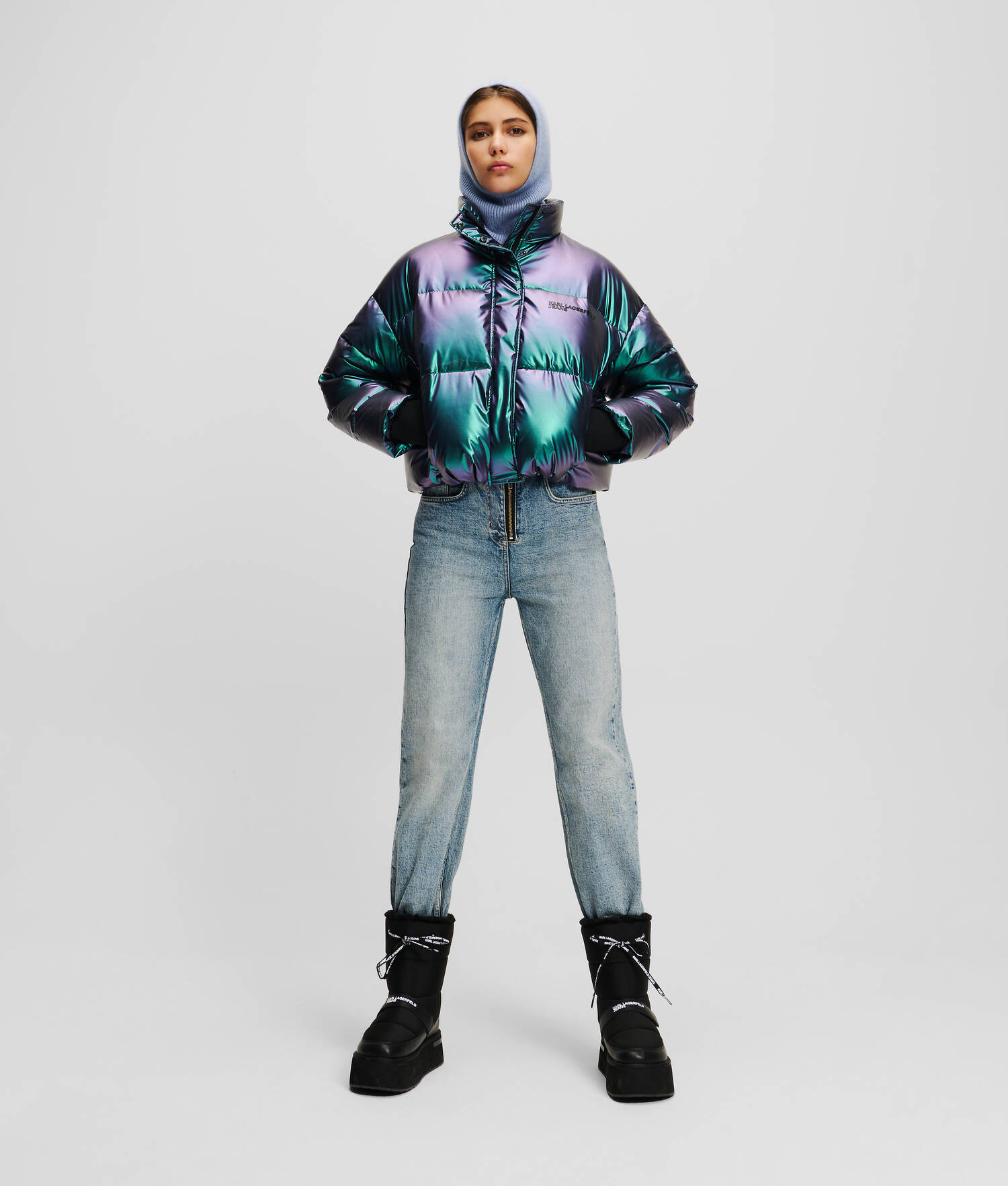 VESTE MATELASSÉE CROPPED IRISÉE KLJ
