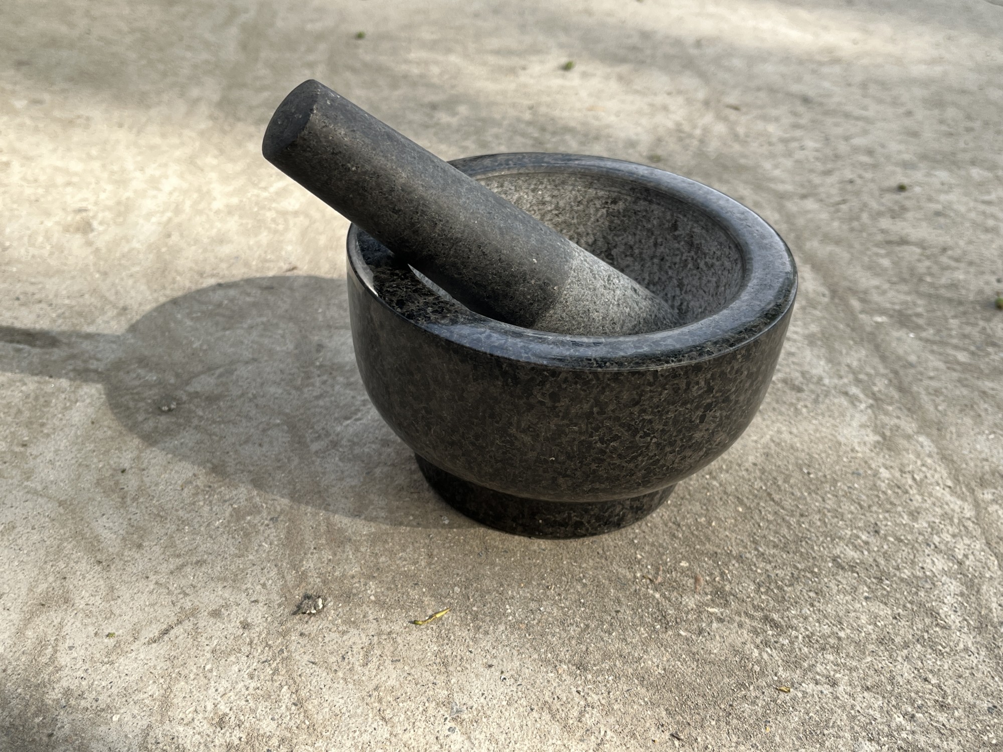Mörser 'Kalik', aus Granit, Ø 13 cm, H 8 cm zu 15,80
