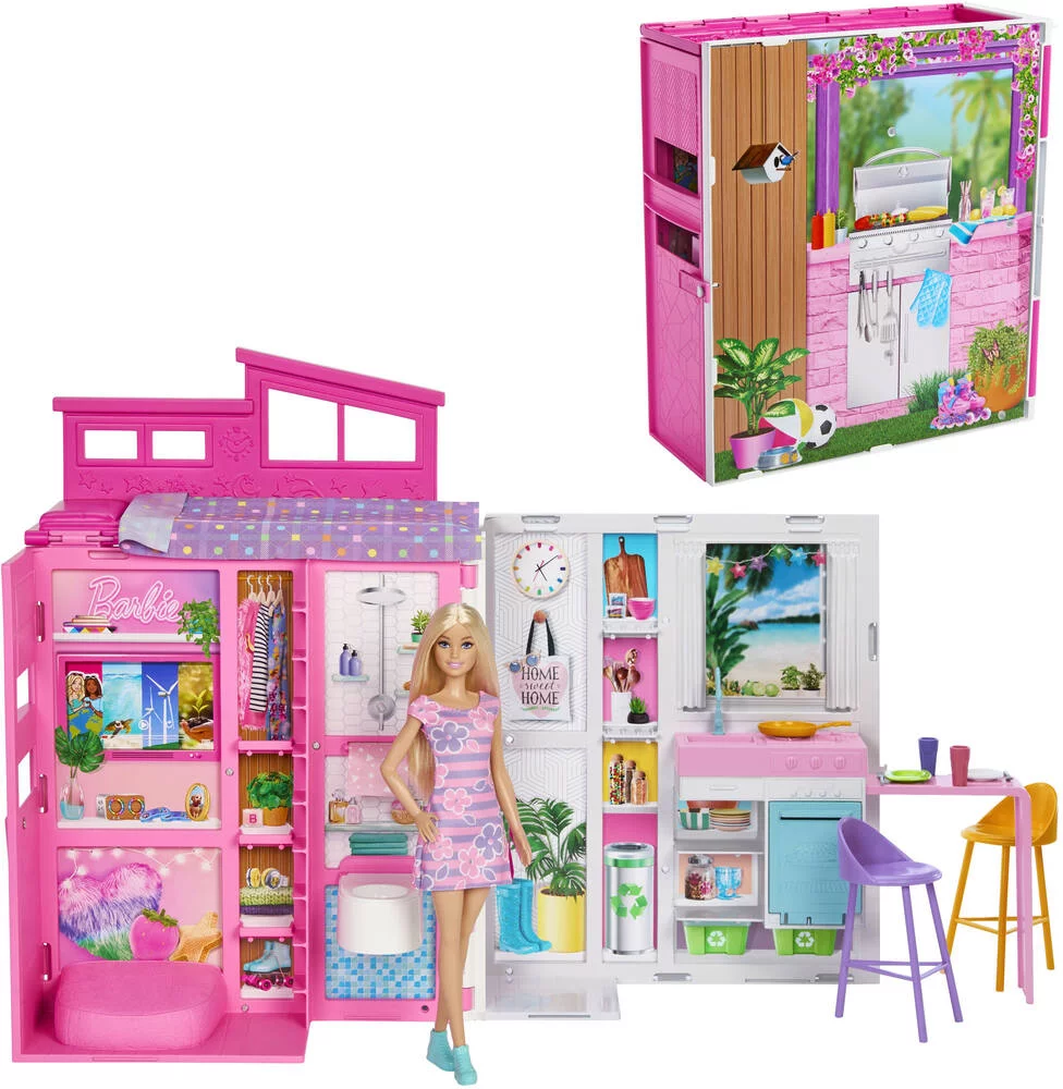 BARBIE® - COFFRET MAISON DE VACANCES AVEC POUPEE