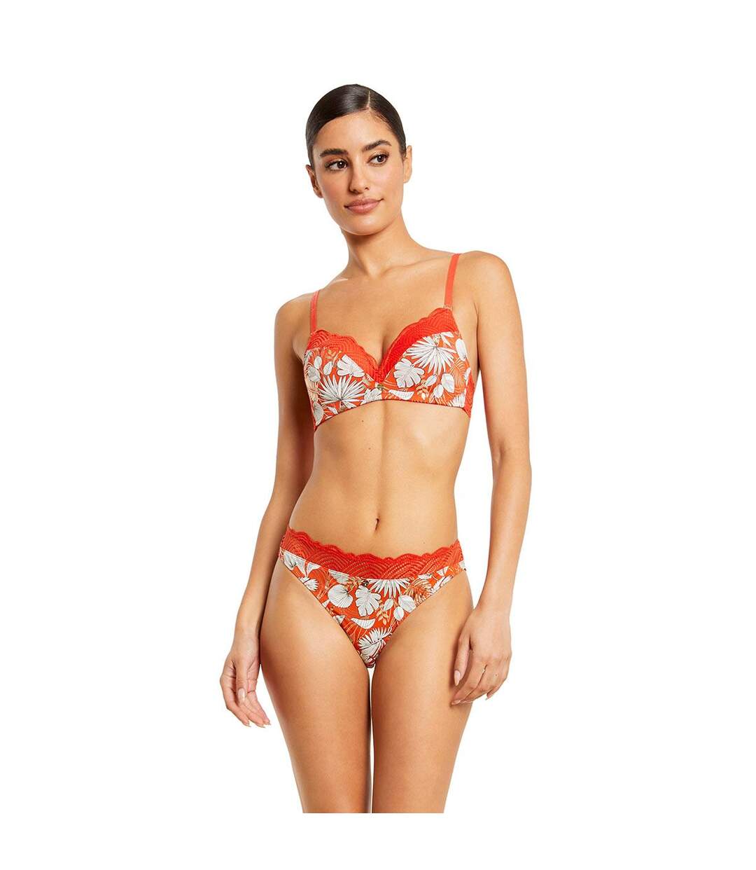 Soutien-gorge souple sans armatures tropical Elsa