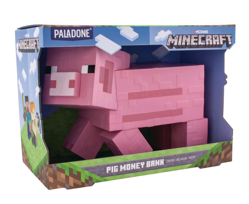 Minecraft Gris - Sparegris