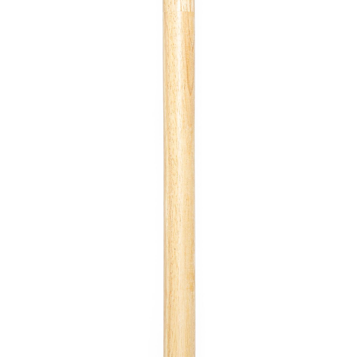 Landelijke vloerlamp hout met linnen kap beige 32 cm - Mels