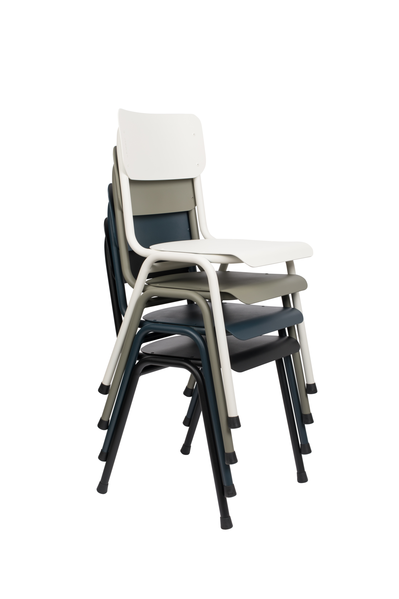 Zuiver Back To School Tuinstoel Zwart