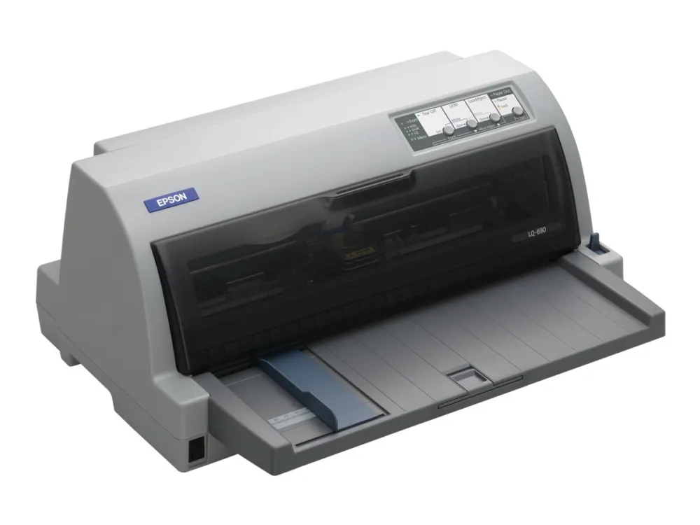 Epson LQ 690 - Printer - S/H - dot-matrix - 12 cpi - 24 pin - op til 529 tegn/sek. - parallel, USB