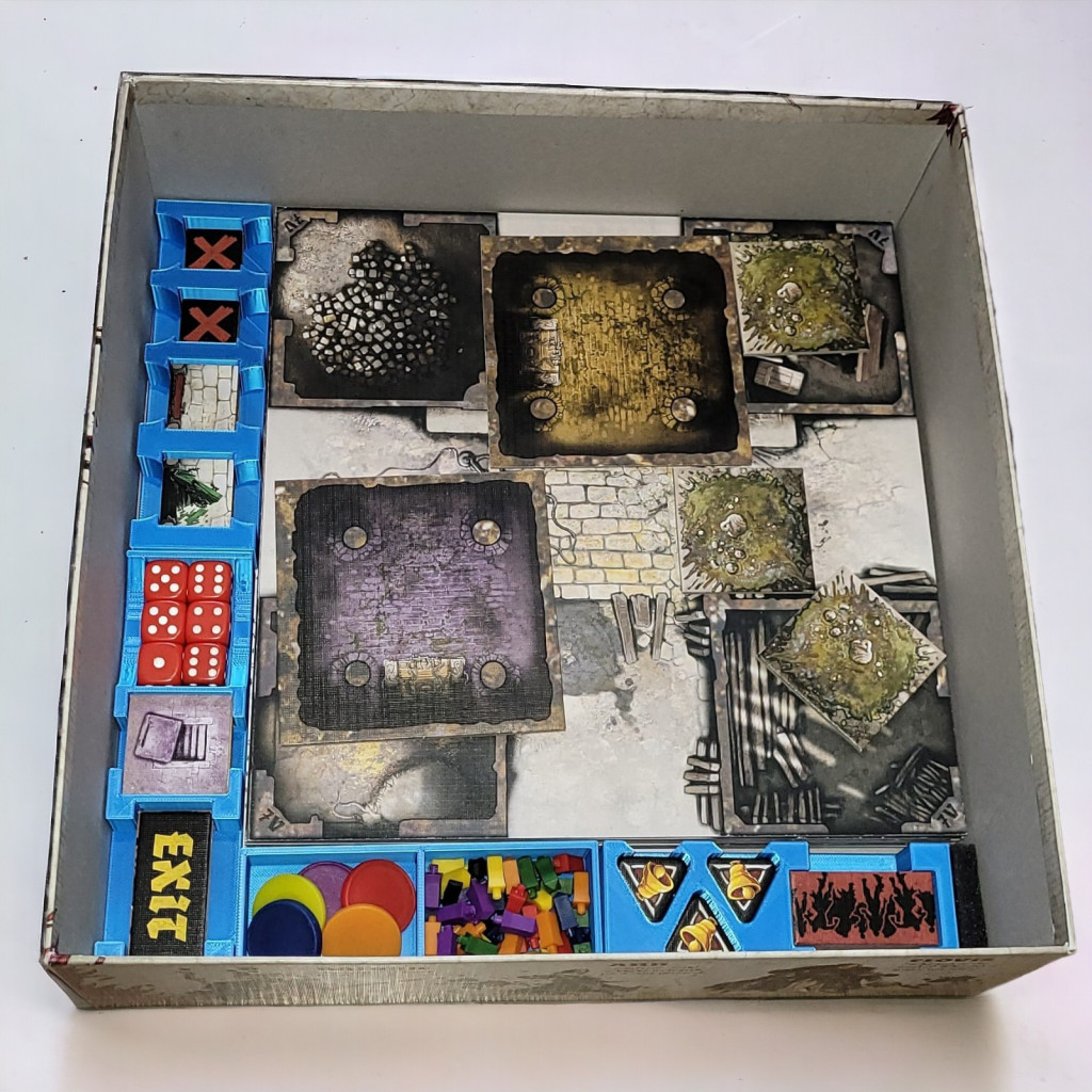 Zombicide - Black Plague : Rangement insert bleu compatible