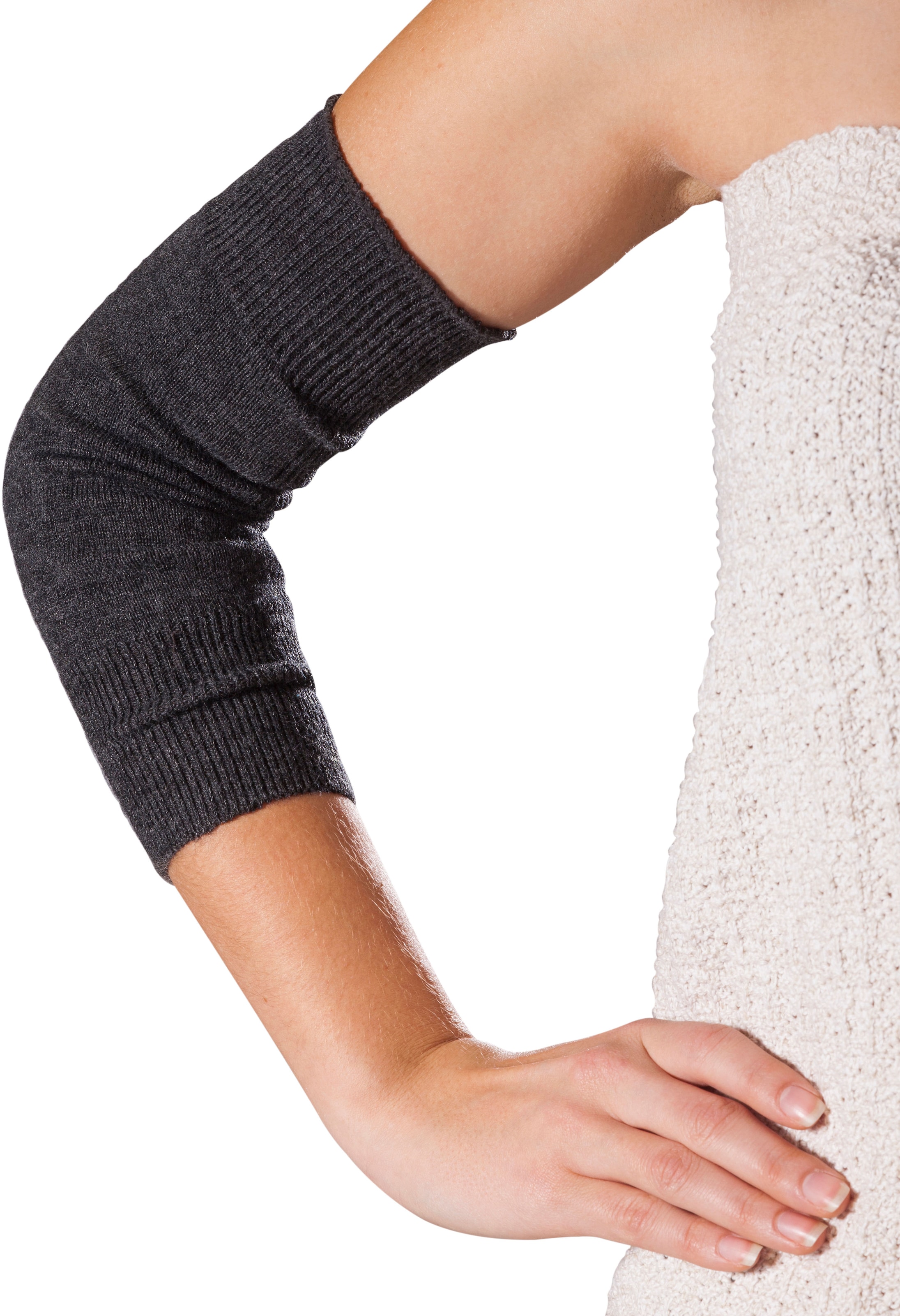 Janastyle Armstulpen »Universal Gelenkwärmer, modisch toll zu kombinieren« 2 Stk. Universalgrösse, ideal für Ellenbogen, Knie, Bein und Handgelenke