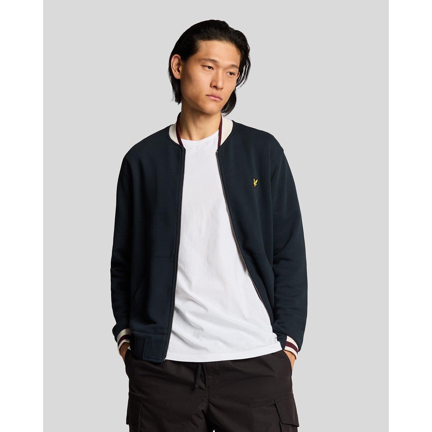 Lyle and Scott Jersey Bomber Jacket