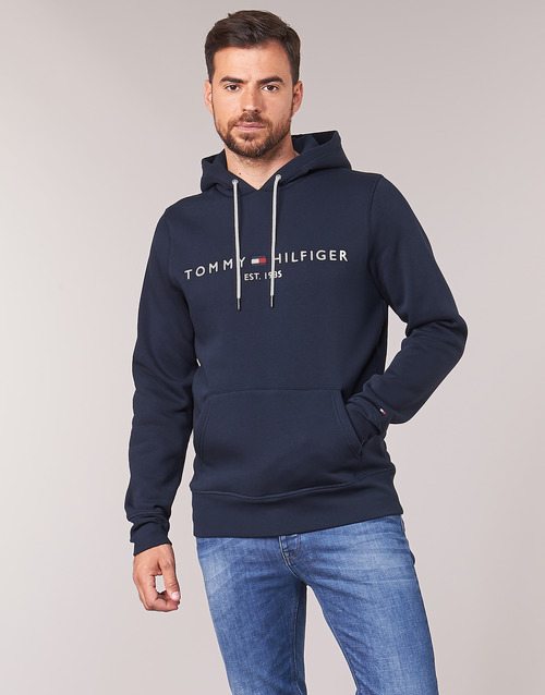 Tommy Hilfiger - TOMMY LOGO HOODY - Marine