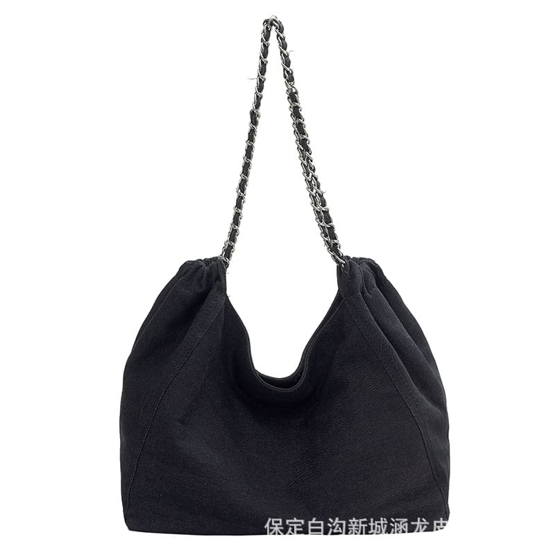 NewTown - Denim Tote Bag met kettingband