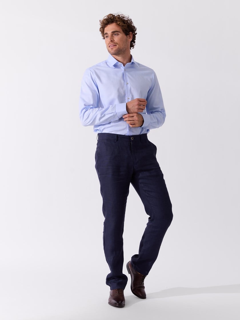 Luca linbukse Navy Blazer