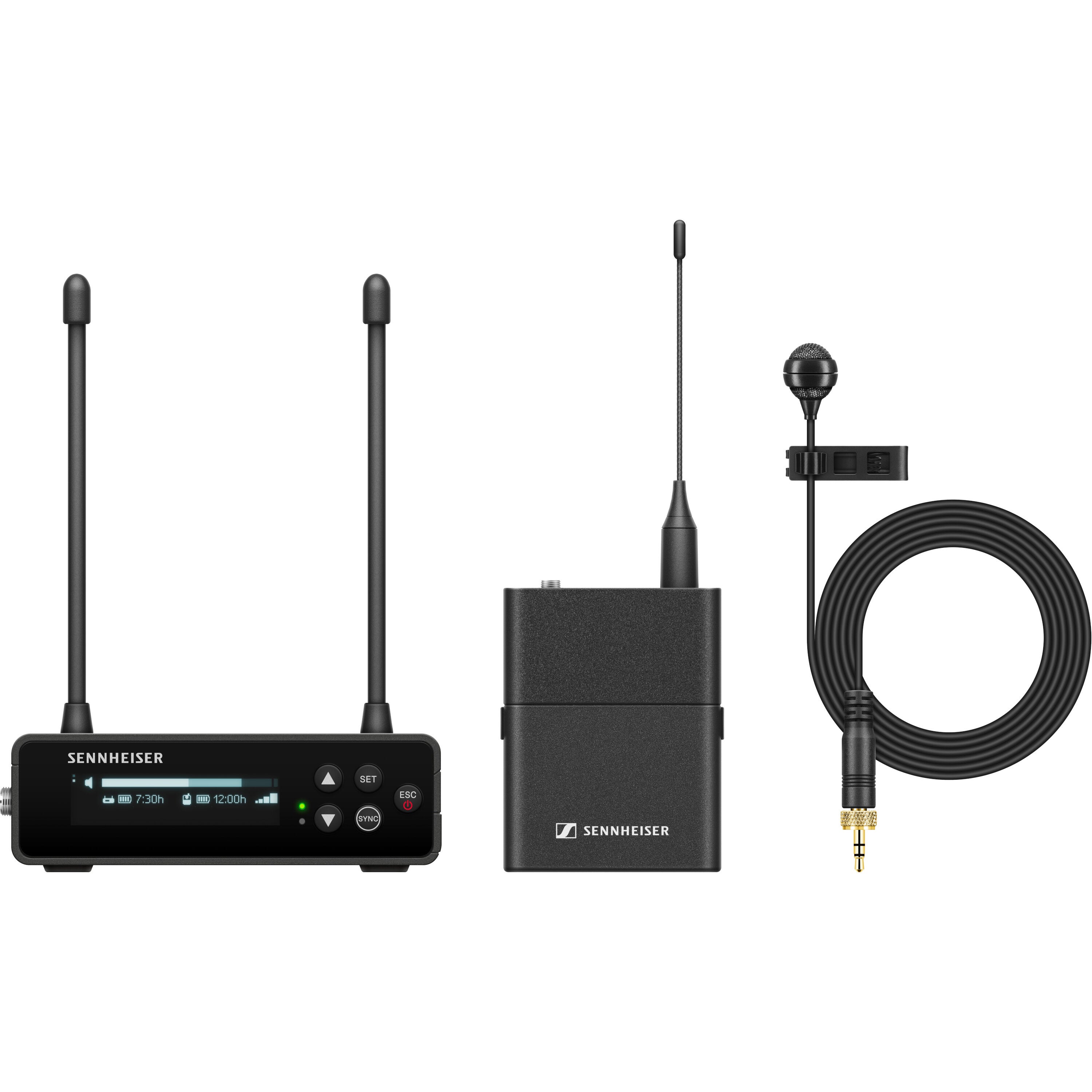 Sennheiser EW-DP ME4 SET (Q1-6) cardioïde camera lavalier set (470.2 - 526 MHz)