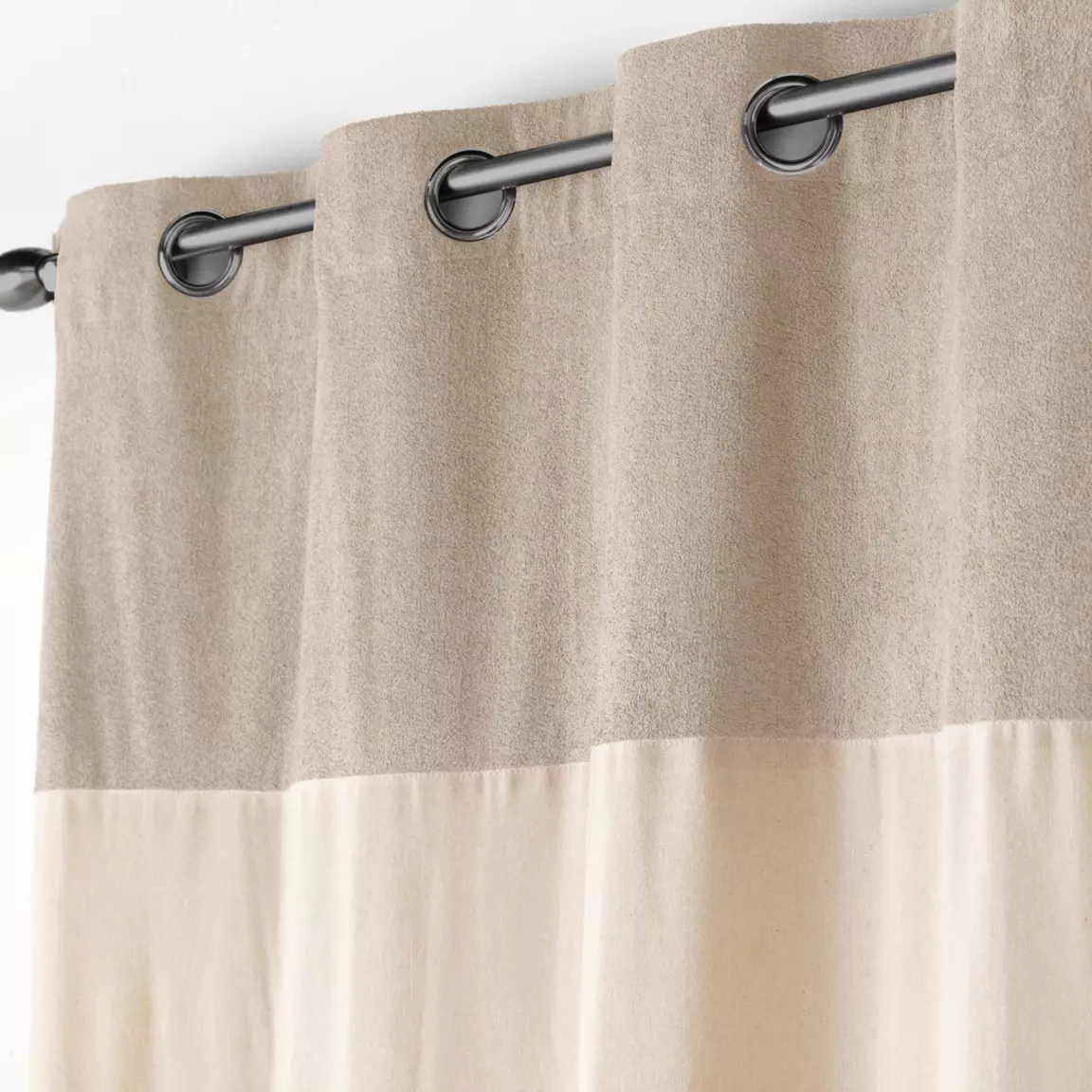 Rideau bouclette (140 x 240 cm) Tessa Beige
