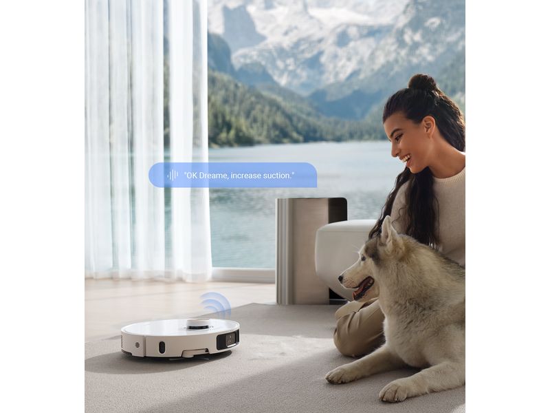 Dreame Saug- und Wischroboter L40 Ultra Weiss Roboterstaubsauger mit Basisstation