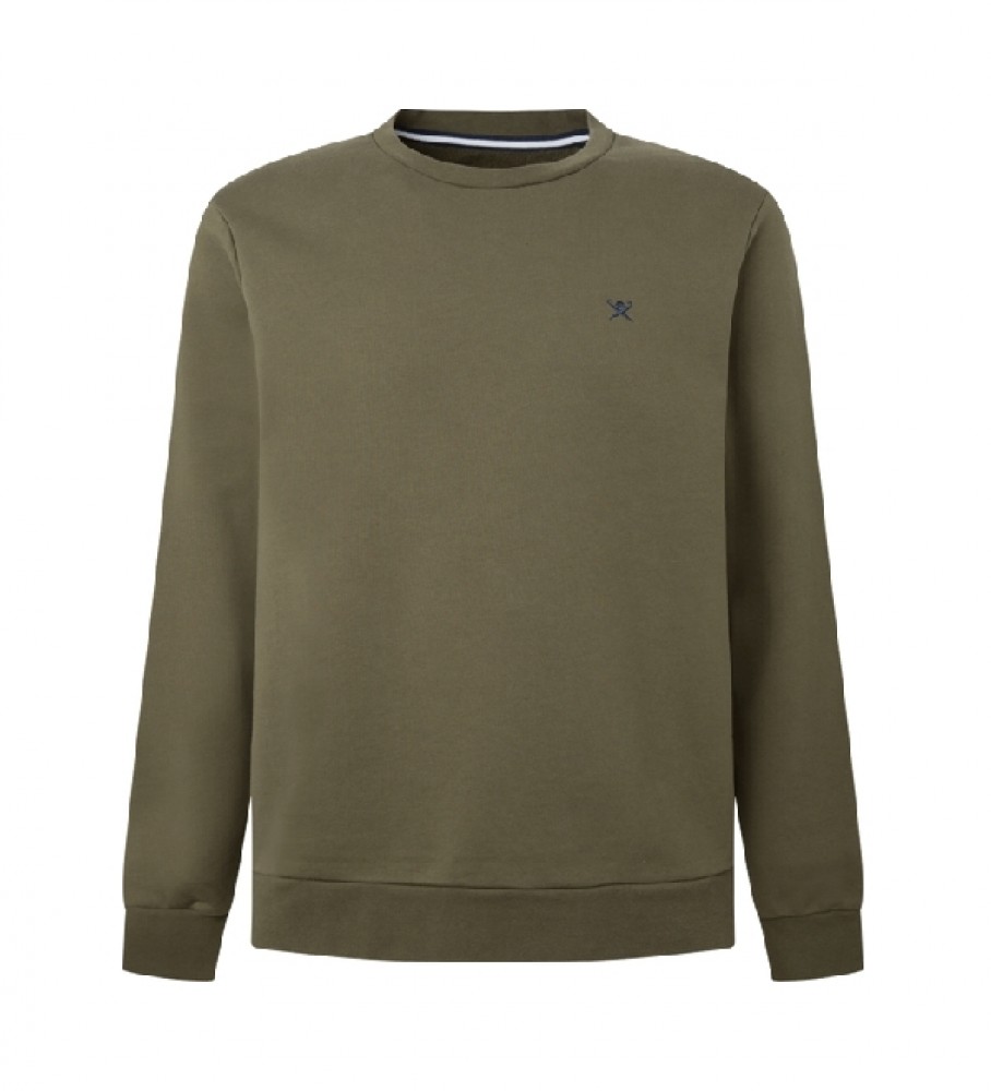 Moletom Hackett com logotipo verde