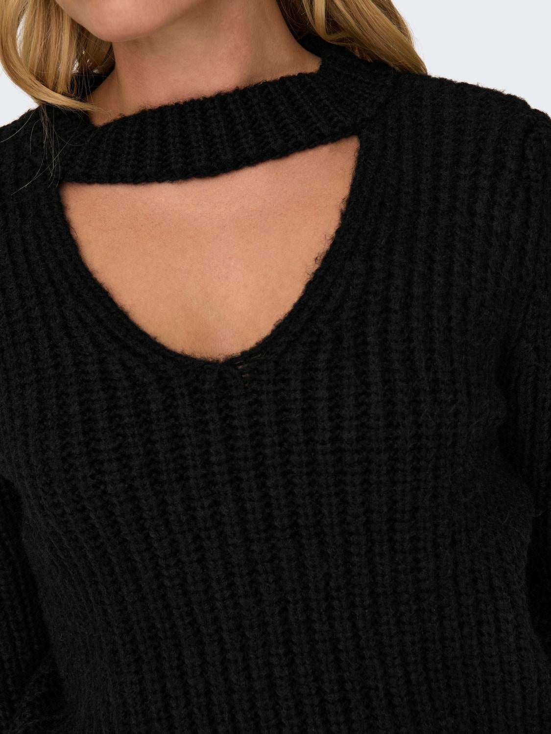 ONLRINGO Strickpullover Black