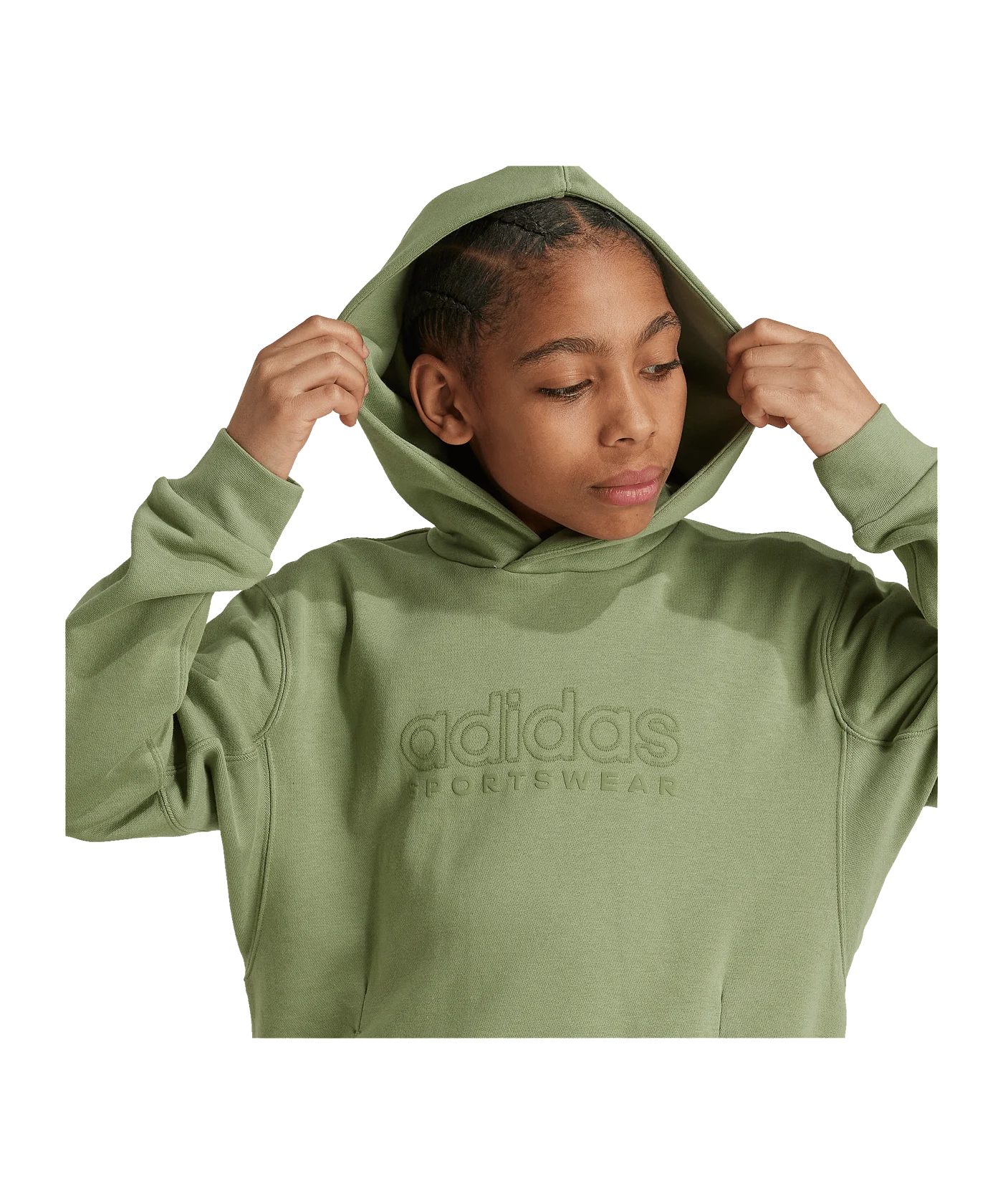 adidas SZN GFX Hoody Kids Grün