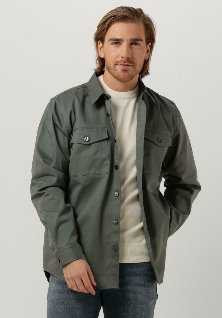 BOSS groene boss overshirt nathan_ft