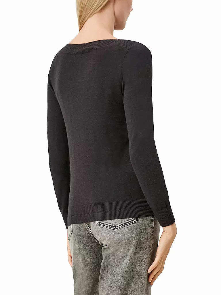 S.OLIVER Pullover  schwarz