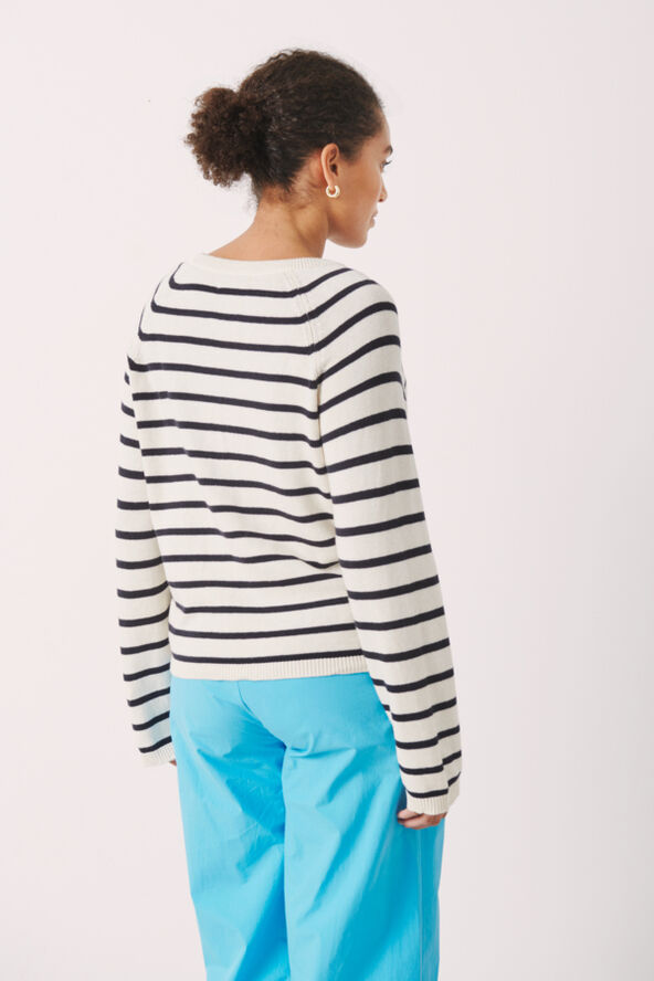 Part Two NielanPW PU Dark navy stripe