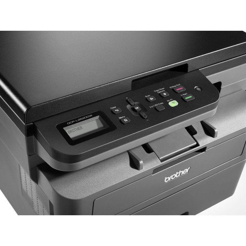 BROTHER Imprimante laser monochrome multifonction 3 en 1 A4 Wifi DCP-L2620DW