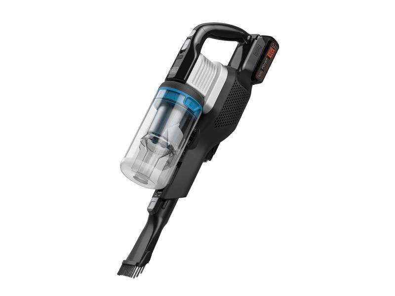 BLACK DECKER Akku-Hand- und Stielsauger BHFEB520D1 Grau/Sch Kabelloser Staubsauger mit Lichtstrahl-Stauberkennung