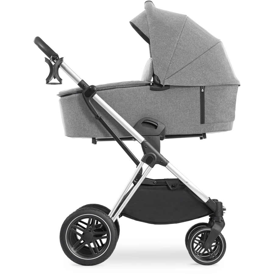 hauck Kinderwagen Vision X Set Silver Melange Grey