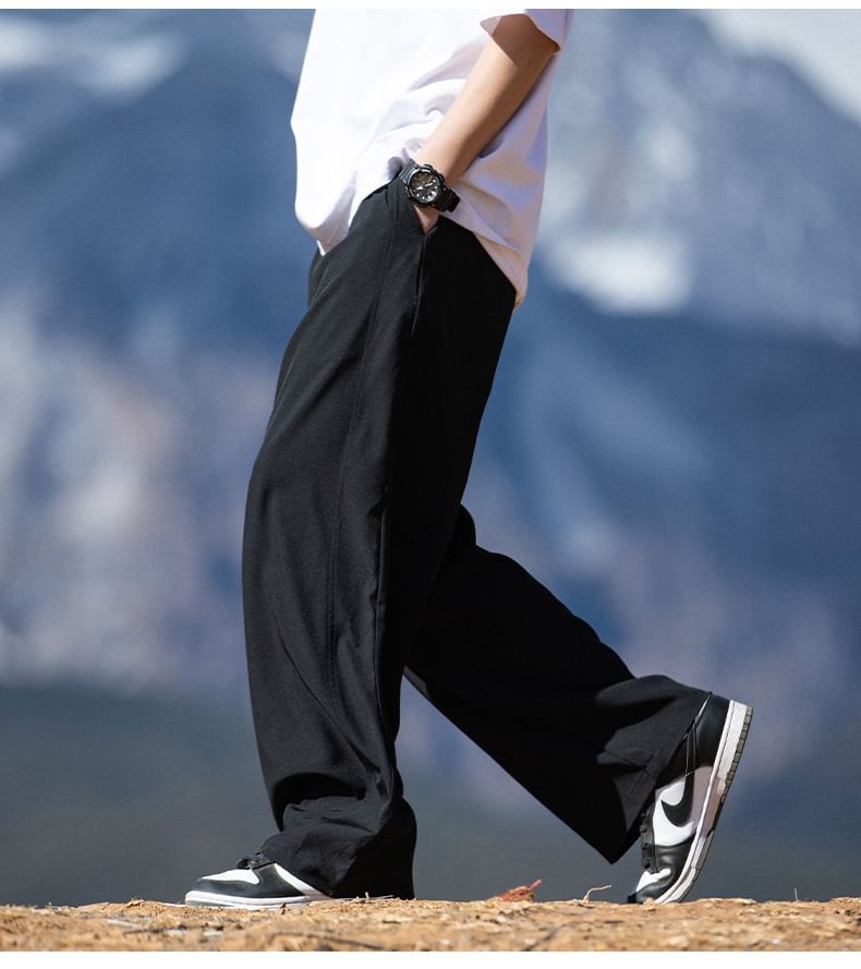 Really Point - Rechte broek met trekkoord in de taille