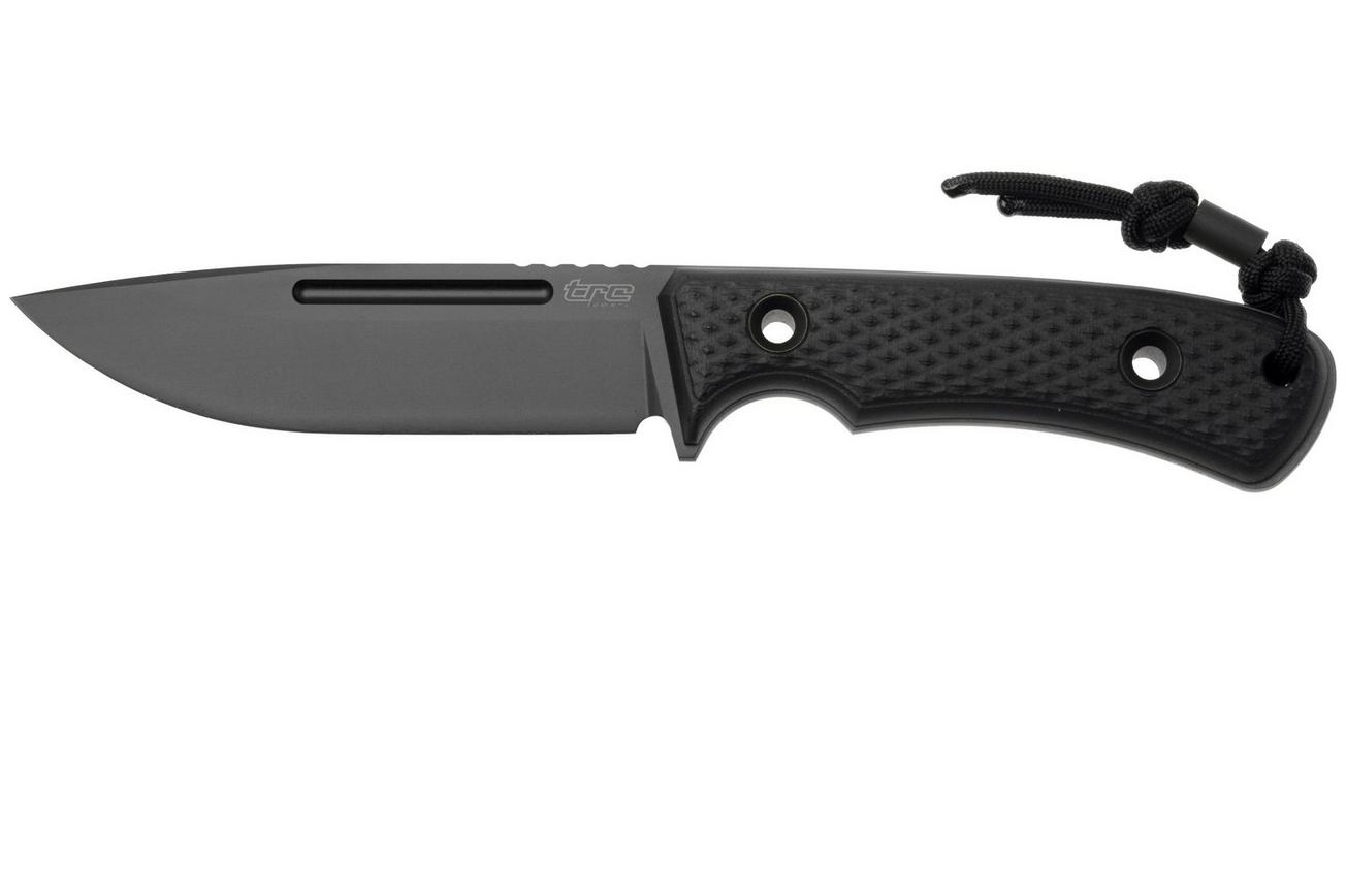 TRC Knives South Pole, Black DLC Vanadis 4 Extra, Black G10, survivalmes